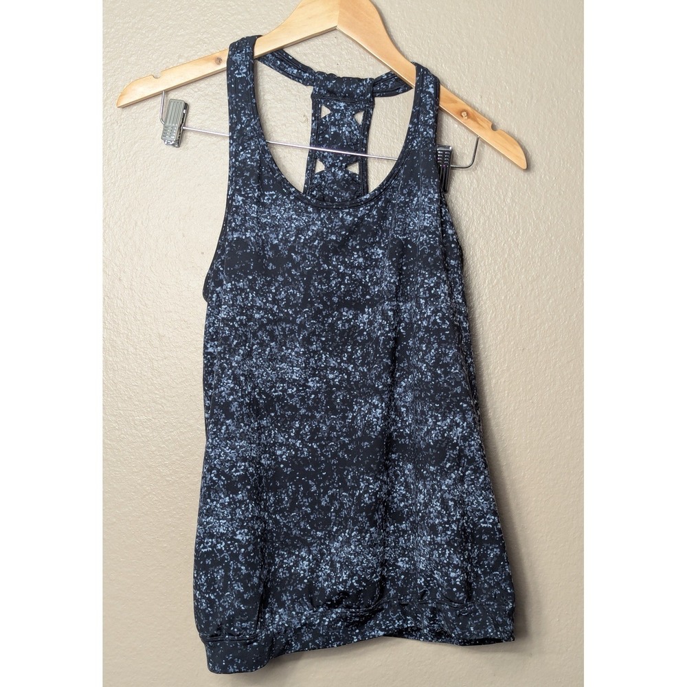 Athleta Speedlight Tank Top Womens S Small Cobalt Blue Running Workout 963983
